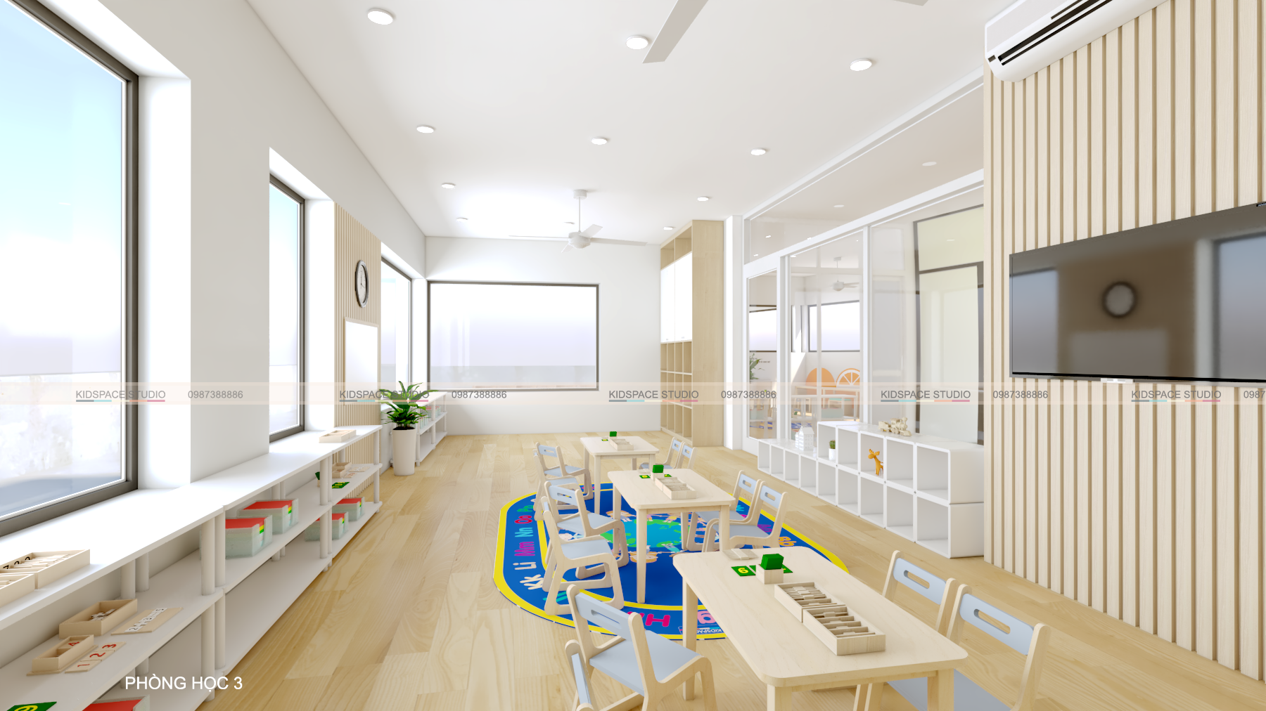 thiết kế trường mầm non Ban Mai - Quảng Ninh 4